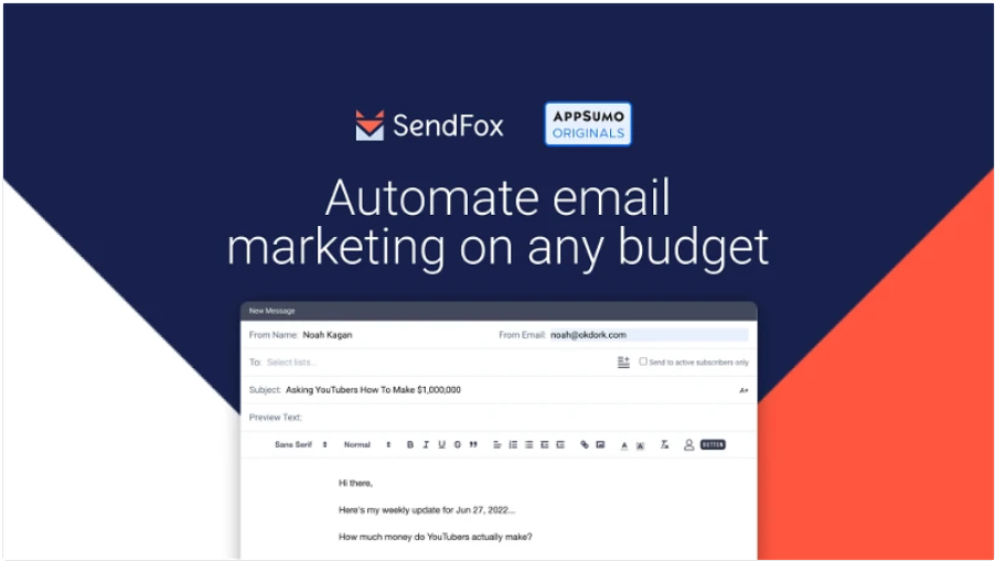 SendFox Lifetime Deal